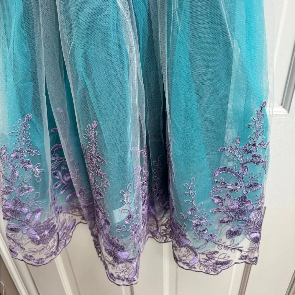 NWOT CUSTOM MADE Girls Size 6 Ariel Little Mermaid Inspire Costume Pretend Dress